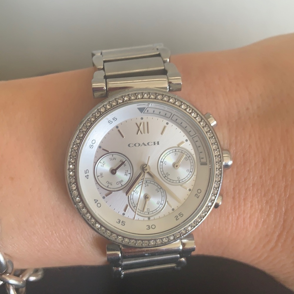Coach Sterling silver women's watches